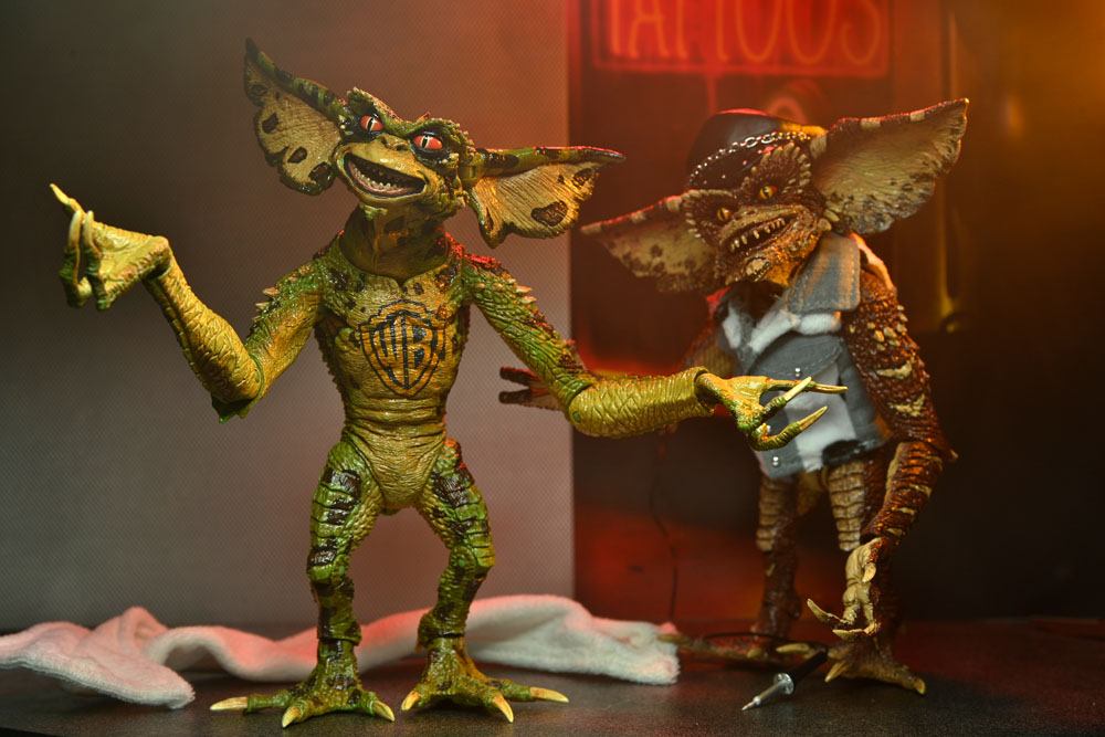 Figura neca pack 2 figuras gremlins 2 tattoo gremlins