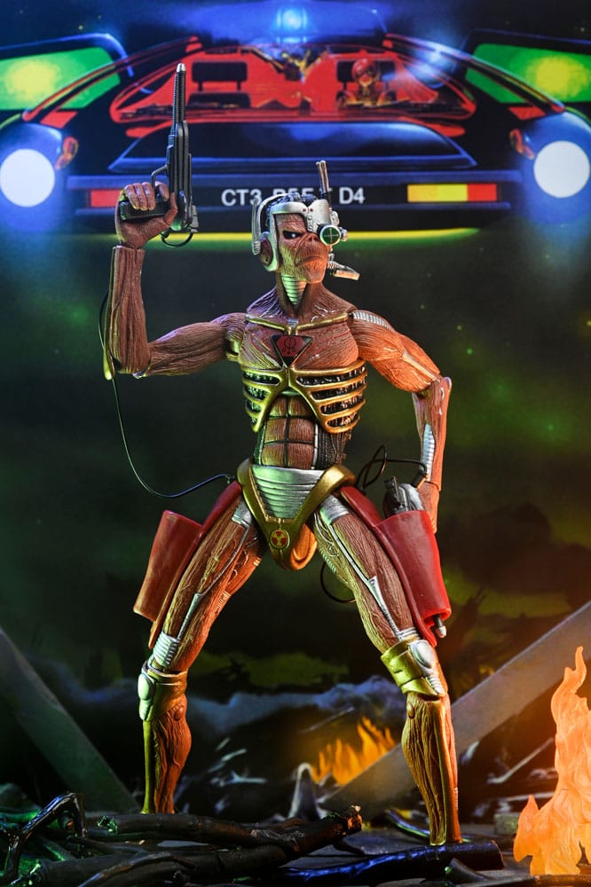 Iron Maiden Future Past World Tour Ultimate Figuras pack de 2 Senjutsu Eddie and Somewhere in Time Eddie 18 cm