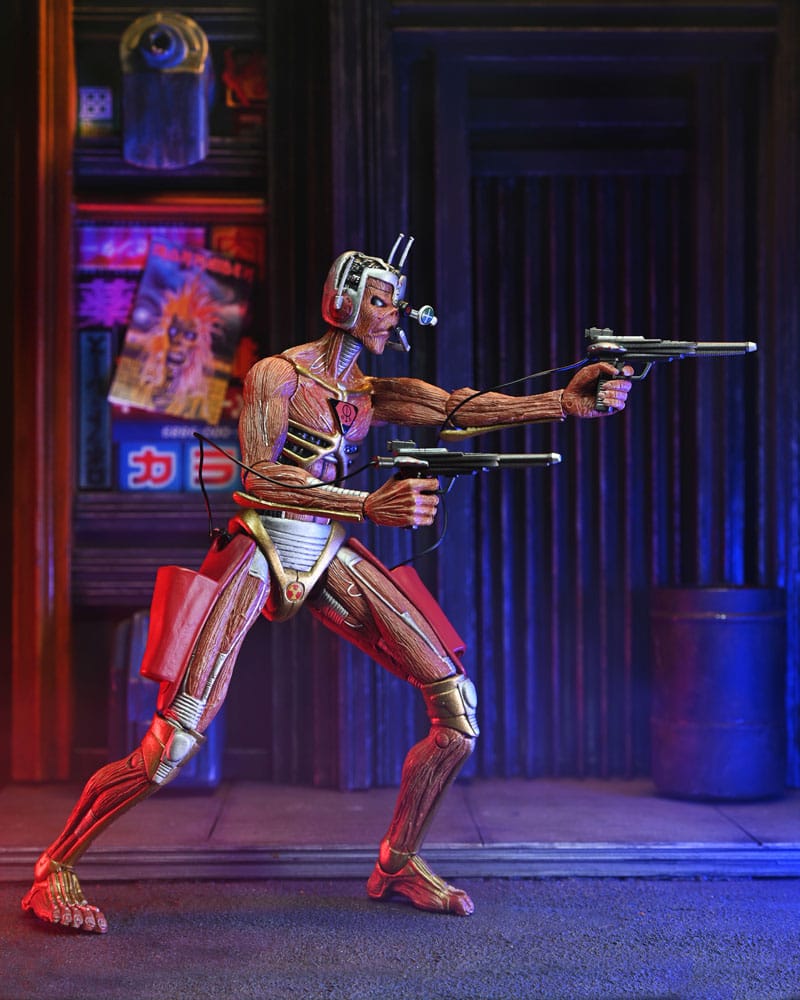 Iron Maiden Future Past World Tour Ultimate Figuras pack de 2 Senjutsu Eddie and Somewhere in Time Eddie 18 cm