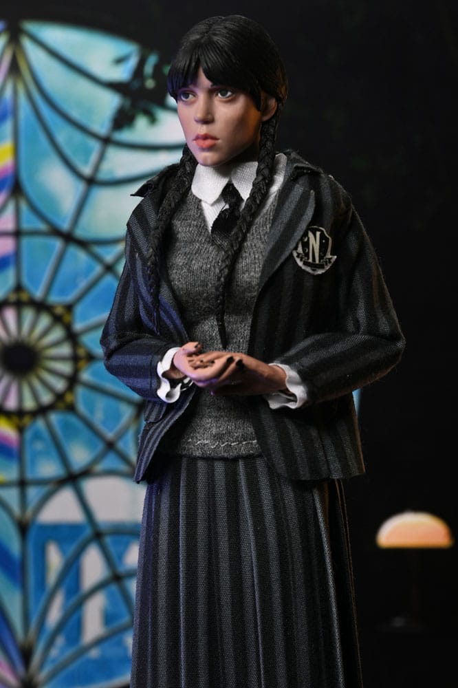 Wednesday Paquete de 2 Figuras Wednesday Addams (Nevermore Uniform) and Enid 20 cm