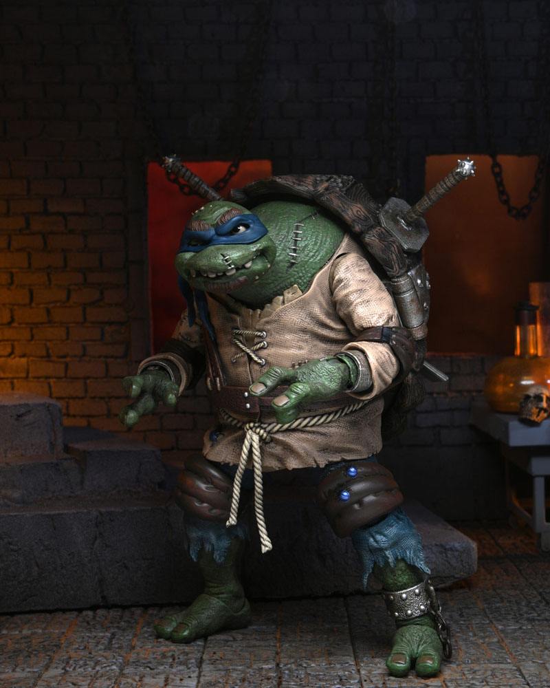 Figura Ultimate Leonardo As Hunchback Tortugas Ninja 18 cm
