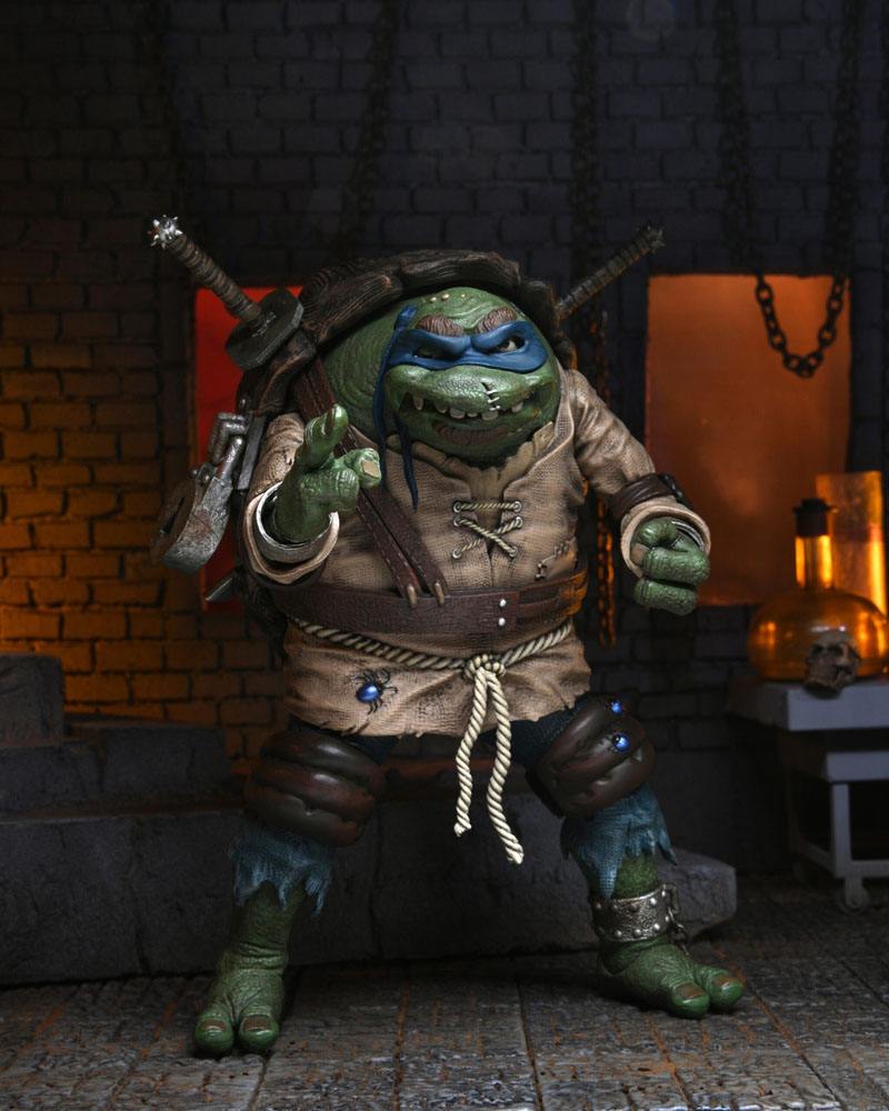 Figura Ultimate Leonardo As Hunchback Tortugas Ninja 18 cm