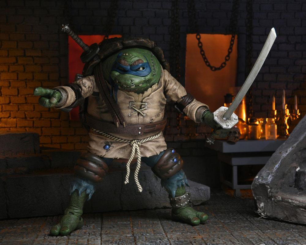Figura Ultimate Leonardo As Hunchback Tortugas Ninja 18 cm