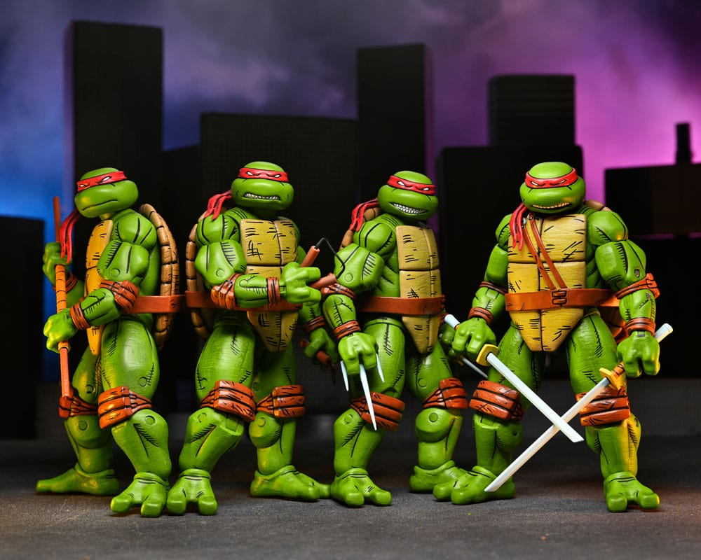 Teenage Mutant Ninja Turtles (Mirage Comics) pack de 4 Figuras Leonardo, Raphael, Michelangelo, Donatello 18 cm Frikytopia