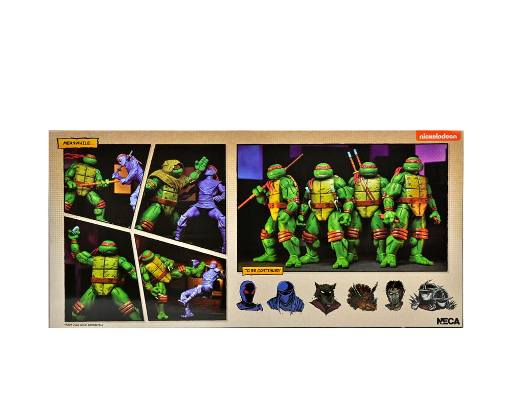Teenage Mutant Ninja Turtles (Mirage Comics) pack de 4 Figuras Leonardo, Raphael, Michelangelo, Donatello 18 cm