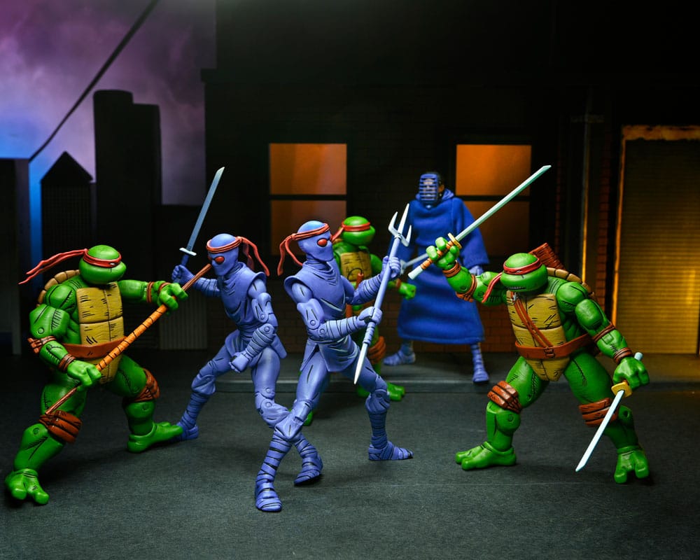 Teenage Mutant Ninja Turtles (Mirage Comics) pack de 4 Figuras Leonardo, Raphael, Michelangelo, Donatello 18 cm