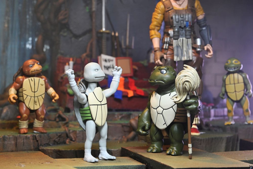 Teenage Mutant Ninja Turtles: The Last Ronin Figura Ultimate Casey Marie with Baby Odyn & Uno 17 cm