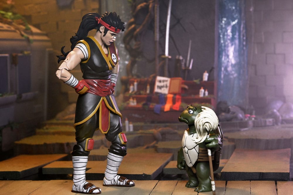 Teenage Mutant Ninja Turtles: The Last Ronin Figura Ultimate Casey Marie with Baby Odyn & Uno 17 cm