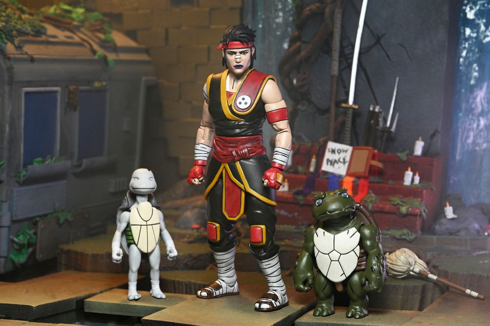 Teenage Mutant Ninja Turtles: The Last Ronin Figura Ultimate Casey Marie with Baby Odyn & Uno 17 cm