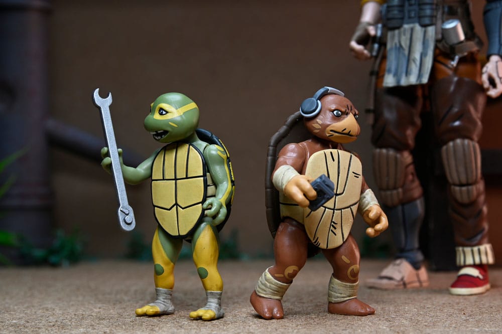 Tortugas Ninja (The Last Ronin The Lost Years) Figura Synja Grammy April with Baby Yi & Moja 18 cm