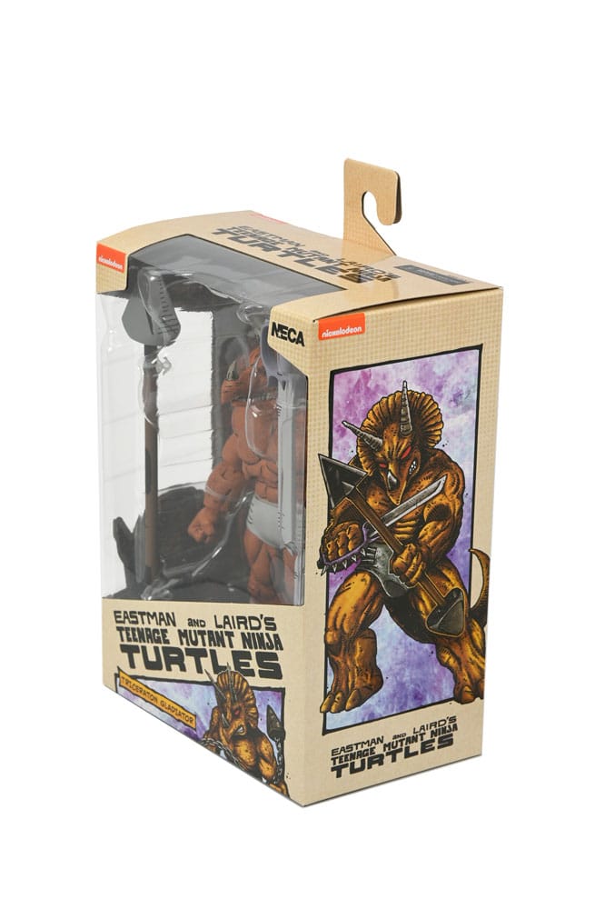 Figura Neca Teenage Mutant Ninja Turtles Mirage Comics Triceraton Gladiator Scale Action 18 cm