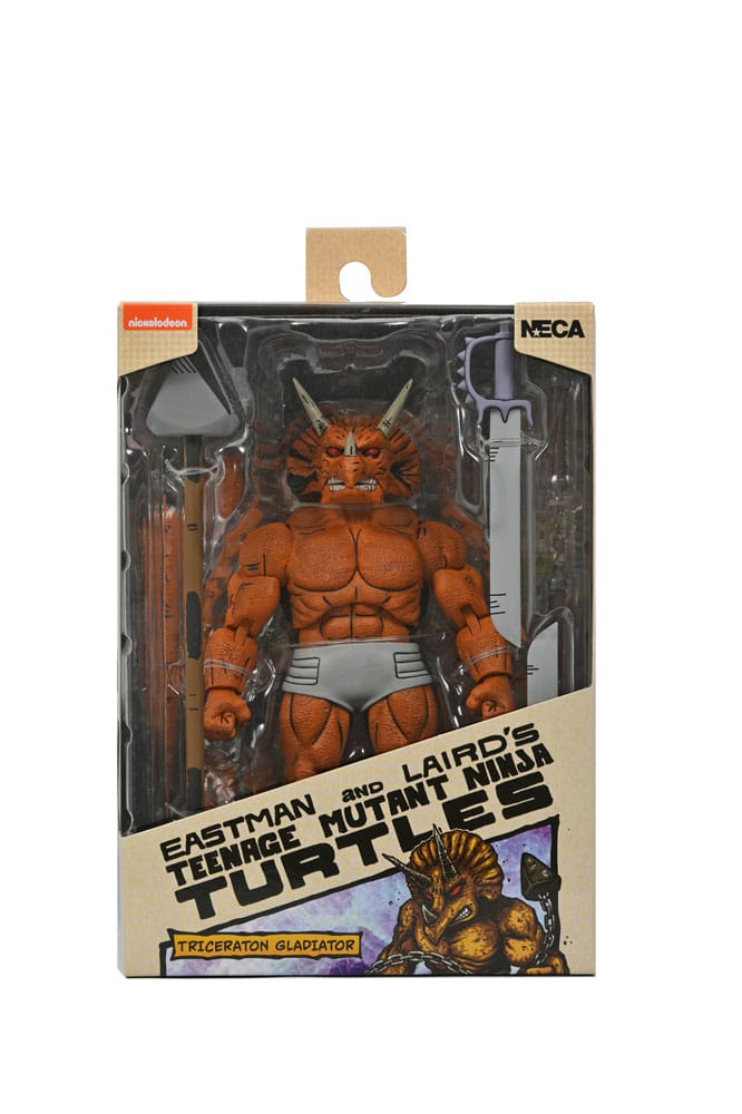 Figura Neca Teenage Mutant Ninja Turtles Mirage Comics Triceraton Gladiator Scale Action 18 cm
