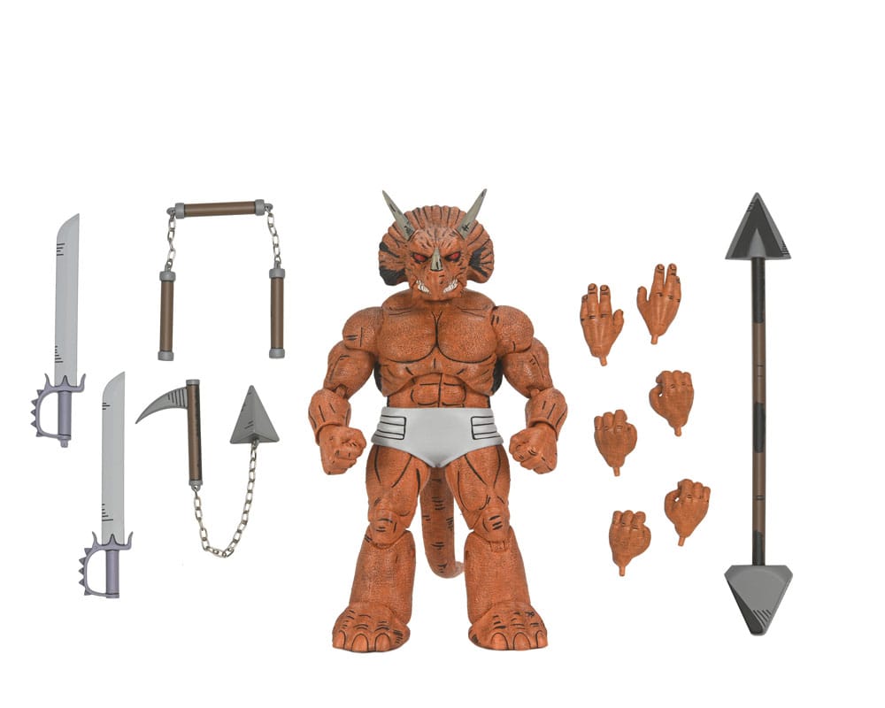 Figura Neca Teenage Mutant Ninja Turtles Mirage Comics Triceraton Gladiator Scale Action 18 cm