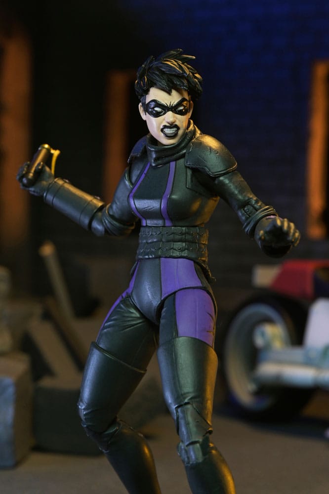 Tortugas Ninja (The Last Ronin The Lost Years) Figura Casey Marie with Last Ronin Motorcycle 18 cm