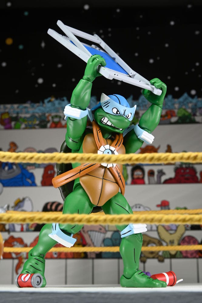 Tortugas Ninja (Archie Comics) Figuras Paquete de 4 Stump Wrestling Turtles 18 cm