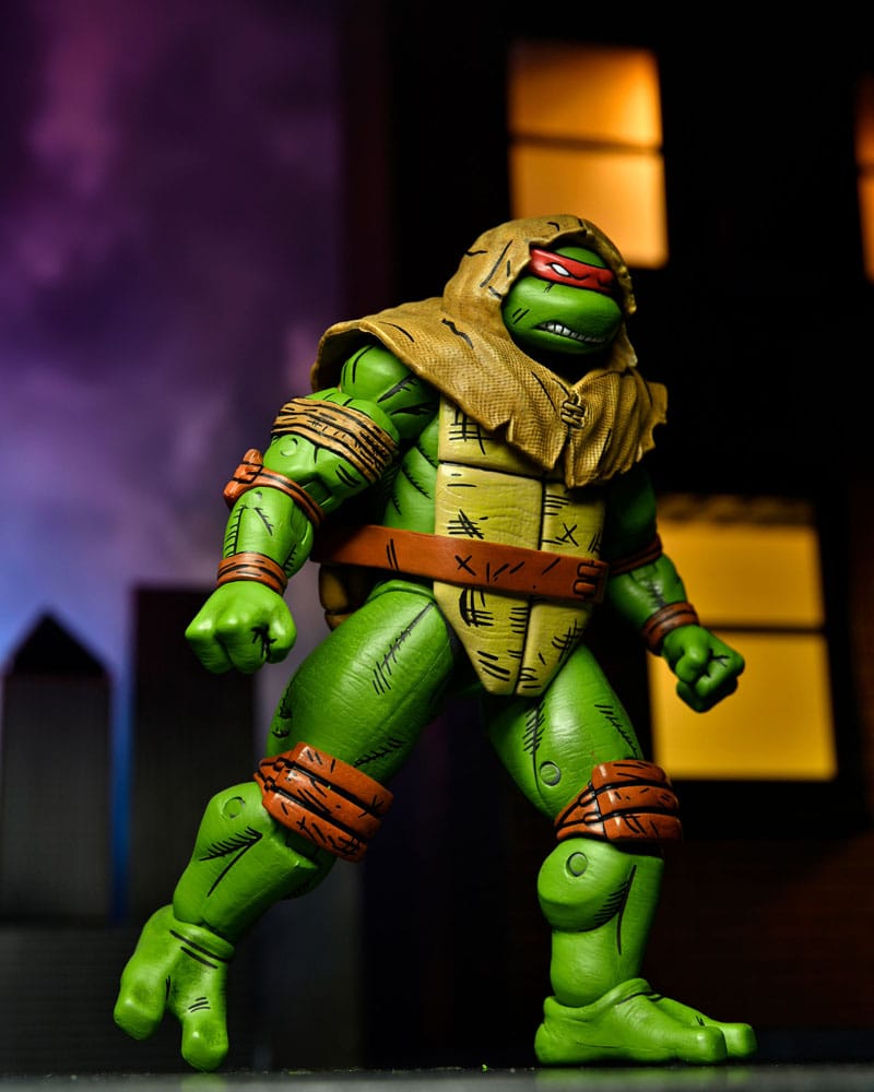 Figura neca teenage mutant ninja turtles mirage comics raphael scale action 18cm