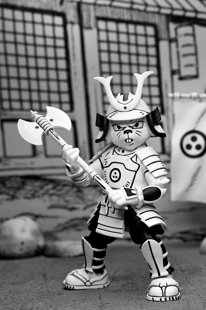 Figura neca usagi yojimbo black & white ver. scale action 18cm