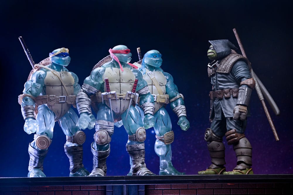 Tortugas Ninja (The Last Ronin) Pack de 3 Figuras Ghost Brothers 18 cm