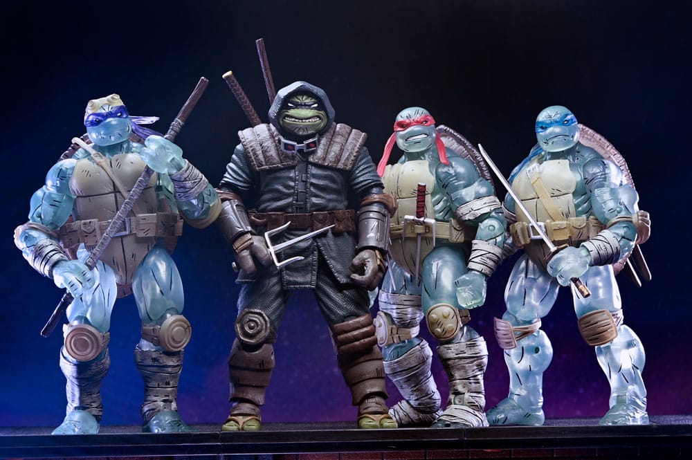 Tortugas Ninja (The Last Ronin) Pack de 3 Figuras Ghost Brothers 18 cm