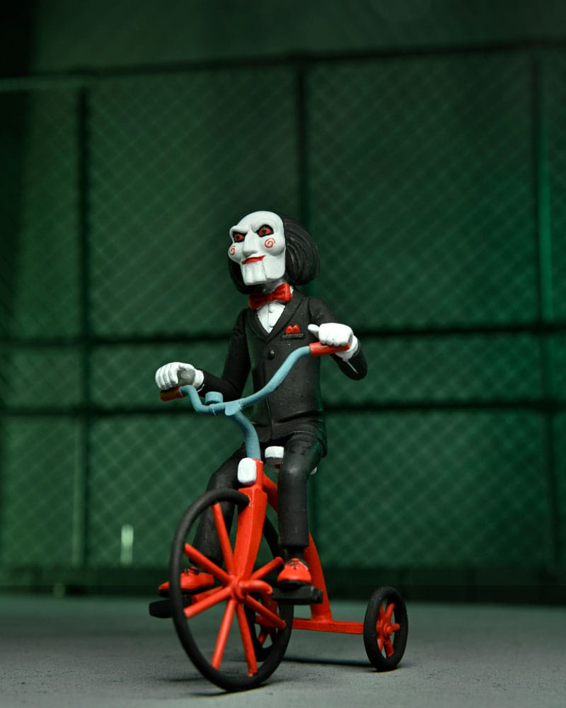 Saw Toony Terrors Figura Jigsaw Killer with Billy and Tricycle Boxed Set 15 cm