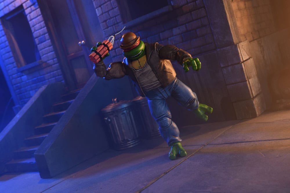 Las Tortugas Ninja Pack de 4 Figuras Gangster Turtles 18 cm