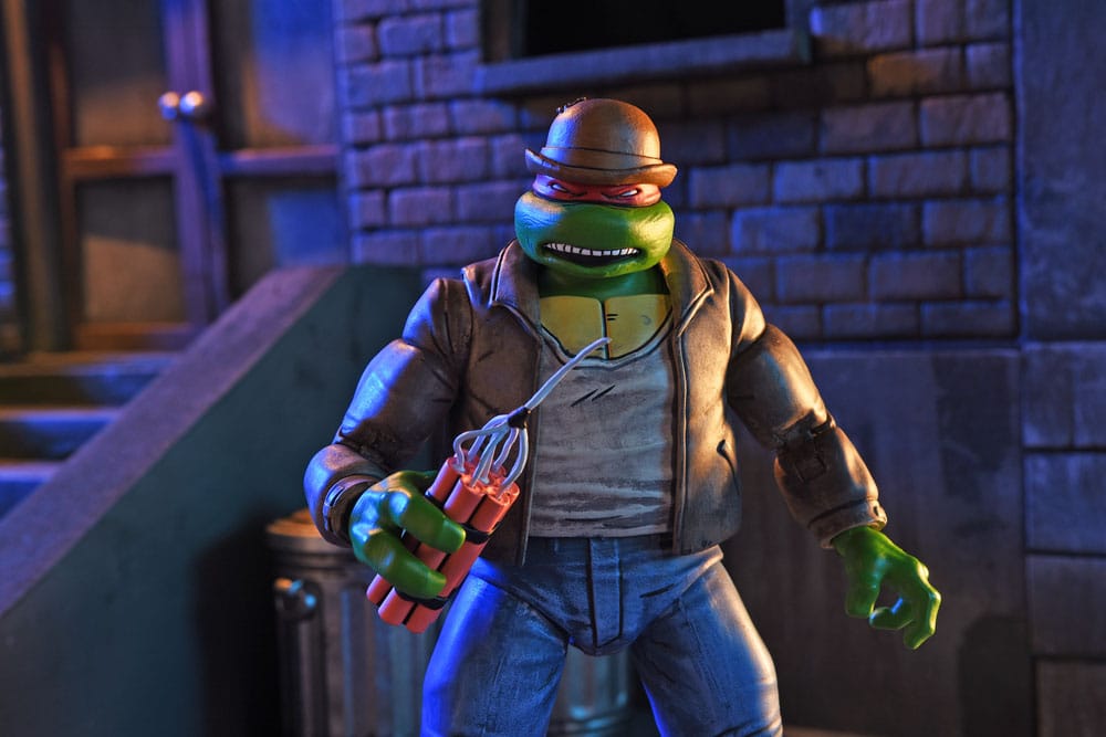 Las Tortugas Ninja Pack de 4 Figuras Gangster Turtles 18 cm