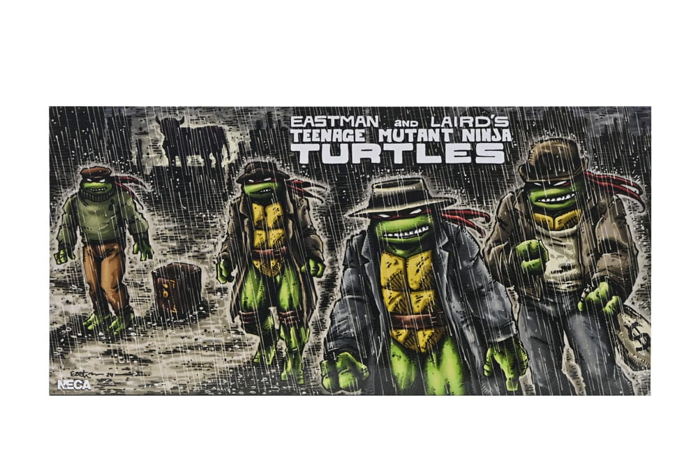 Las Tortugas Ninja Pack de 4 Figuras Gangster Turtles 18 cm