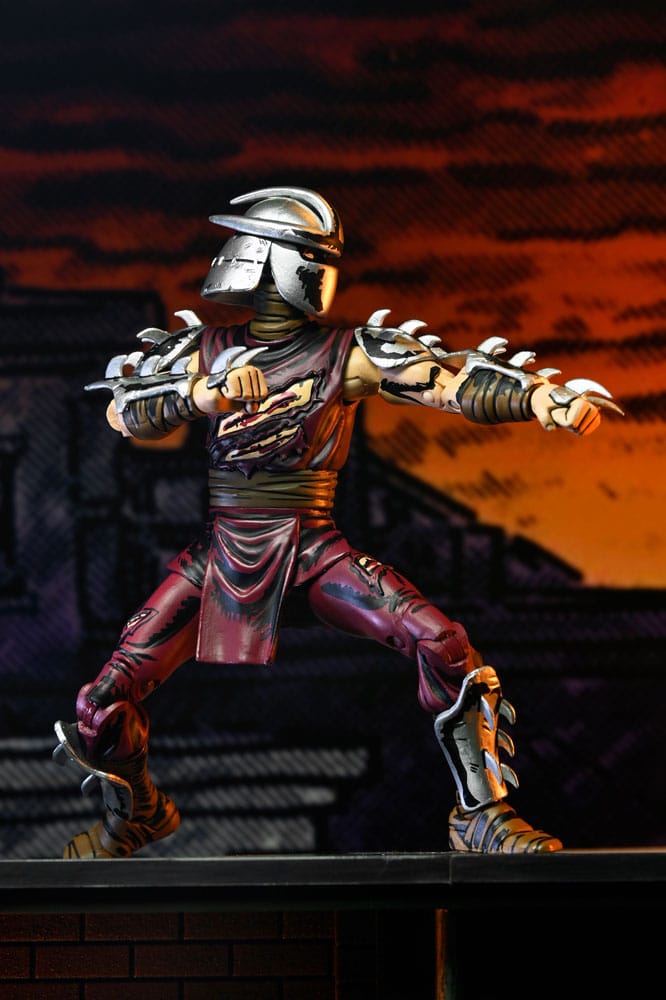 Teenage Mutant Ninja Turtles Figura Battle Damaged Shredder 18 cm