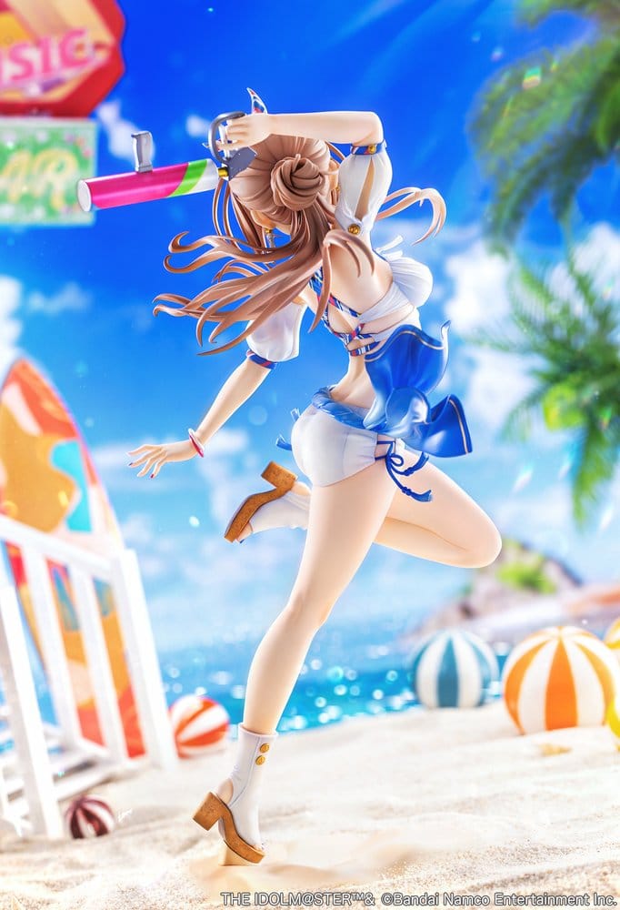 The Idolmaster Gakuen Figura PVC 1/7 Himesaki Rinami Kimi to Semi Blue Ver. With Bonus 27 cm