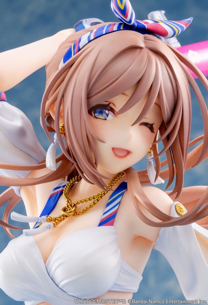 The Idolmaster Gakuen Figura PVC 1/7 Himesaki Rinami Kimi to Semi Blue Ver. 27 cm