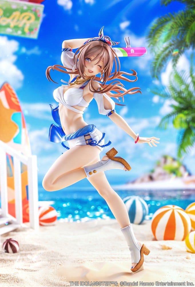 The Idolmaster Gakuen Figura PVC 1/7 Himesaki Rinami Kimi to Semi Blue Ver. 27 cm