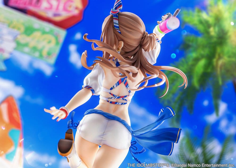 The Idolmaster Gakuen Figura PVC 1/7 Himesaki Rinami Kimi to Semi Blue Ver. 27 cm