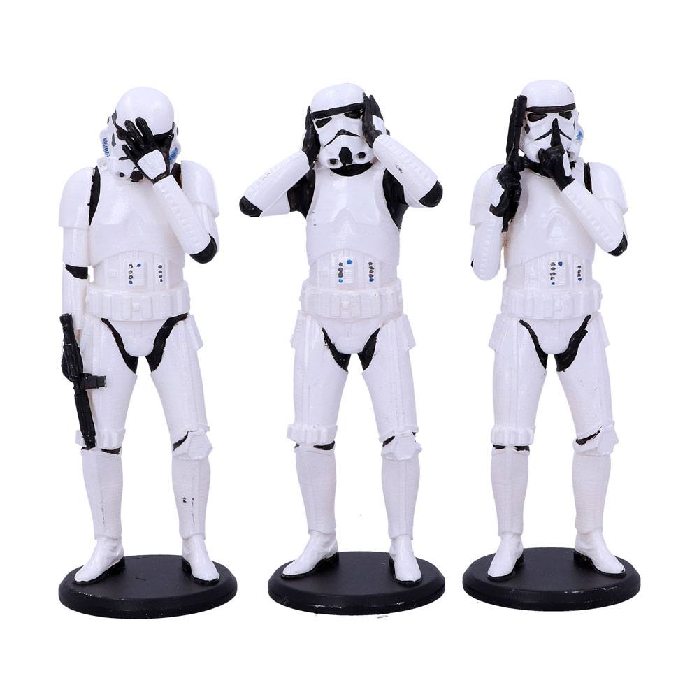 Original Stormtrooper Pack de 3 Figuras Three Wise Stormtroopers 14 cm Frikytopia