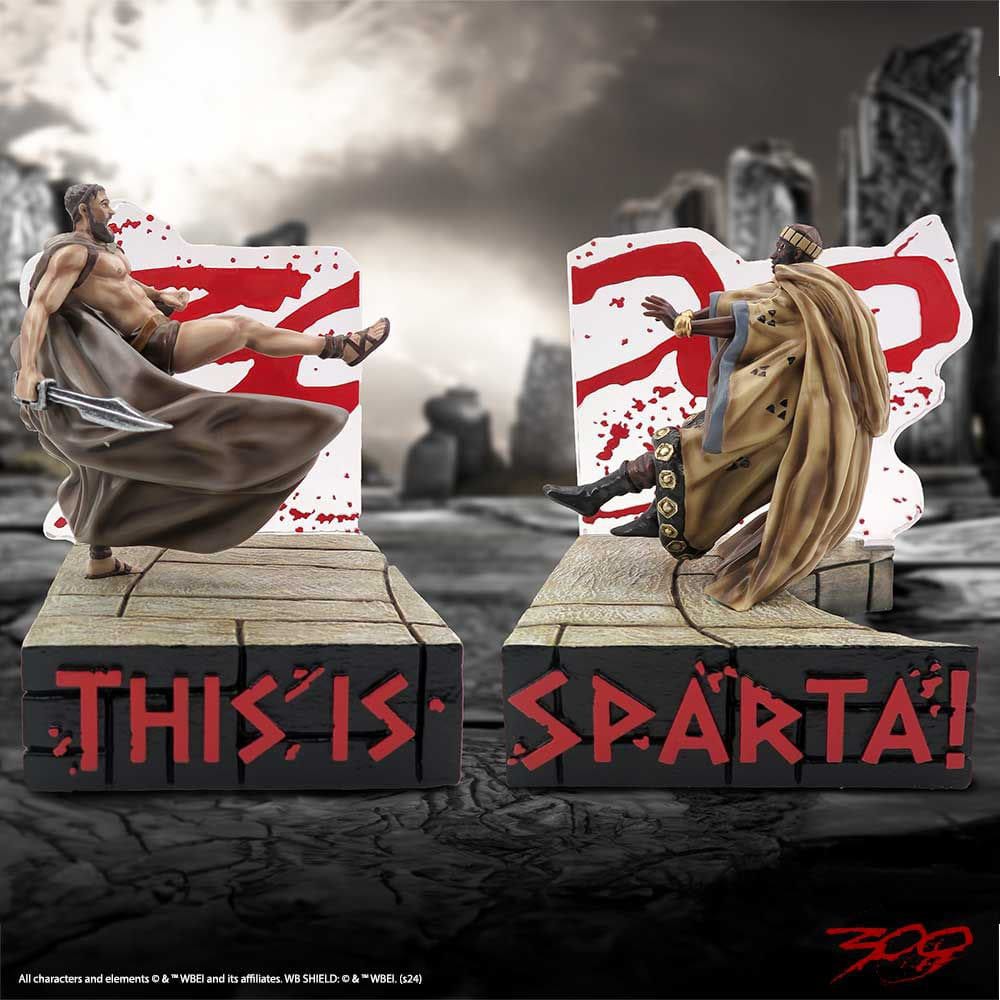 300 THIS IS SPARTA BATTLE BOOKENDS