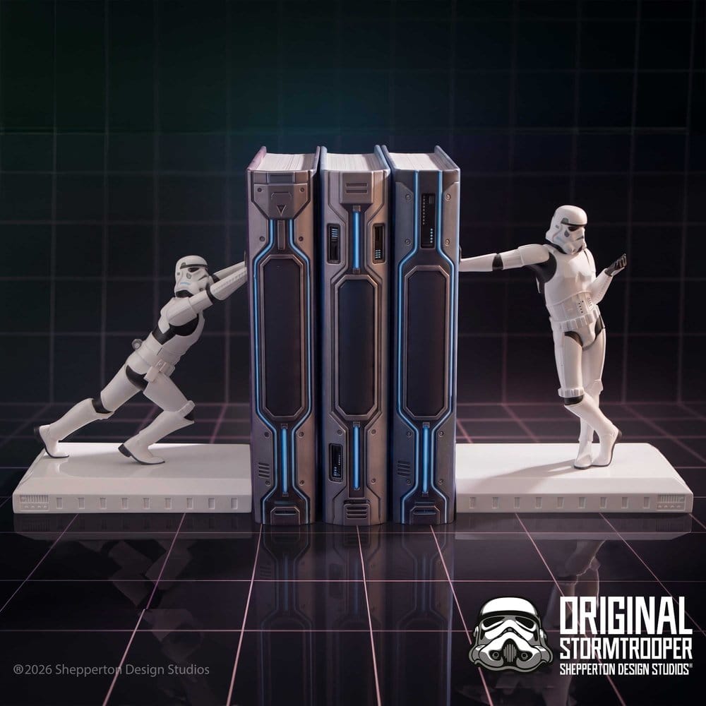 Original Stormtrooper Sujetalibros Working Hard Hardly Working 19 cm