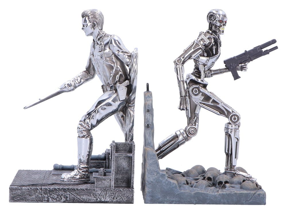 Terminator 2 Sujetalibros T-1000 vs T-800 19 cm Frikytopia