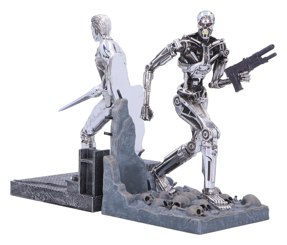 Terminator 2 Sujetalibros T-1000 vs T-800 19 cm