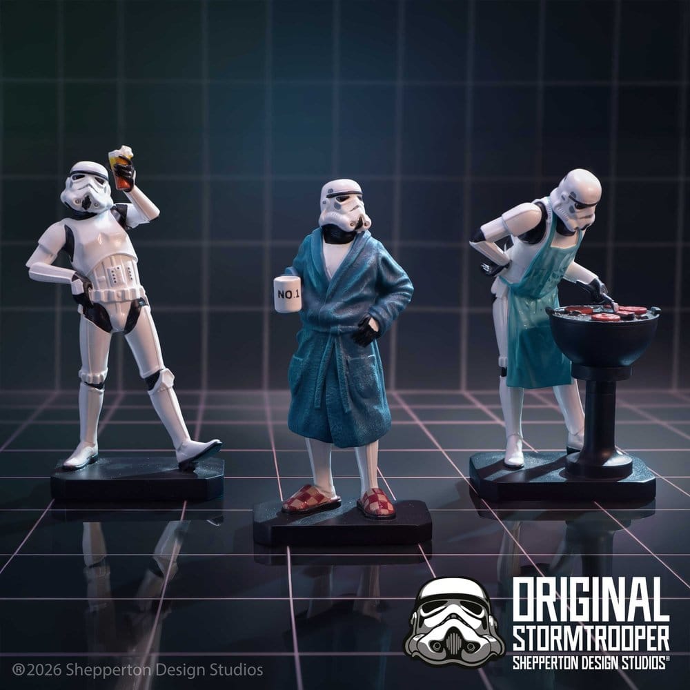 Original Stormtrooper Figuras Set Living for the Weekend 11 cm