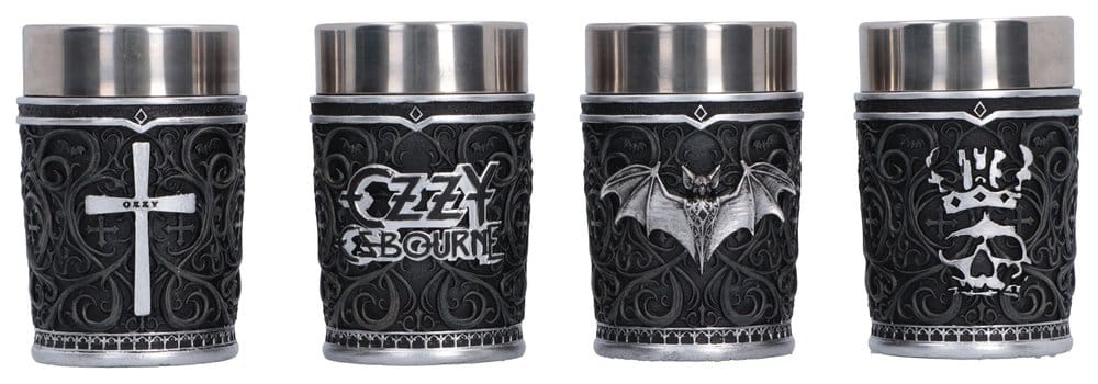 Ozzy Osbourne Juego de vasos de chupito Prince of Darkness 9 cm Frikytopia