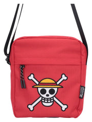 One Piece Bolso bandolera Luffy Jolly Roger (Red) 23 cm