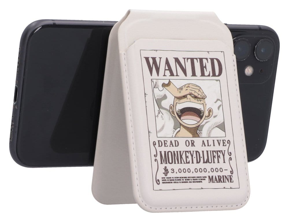 One Piece Tarjetero Luffy Wanted Poster 10 cm