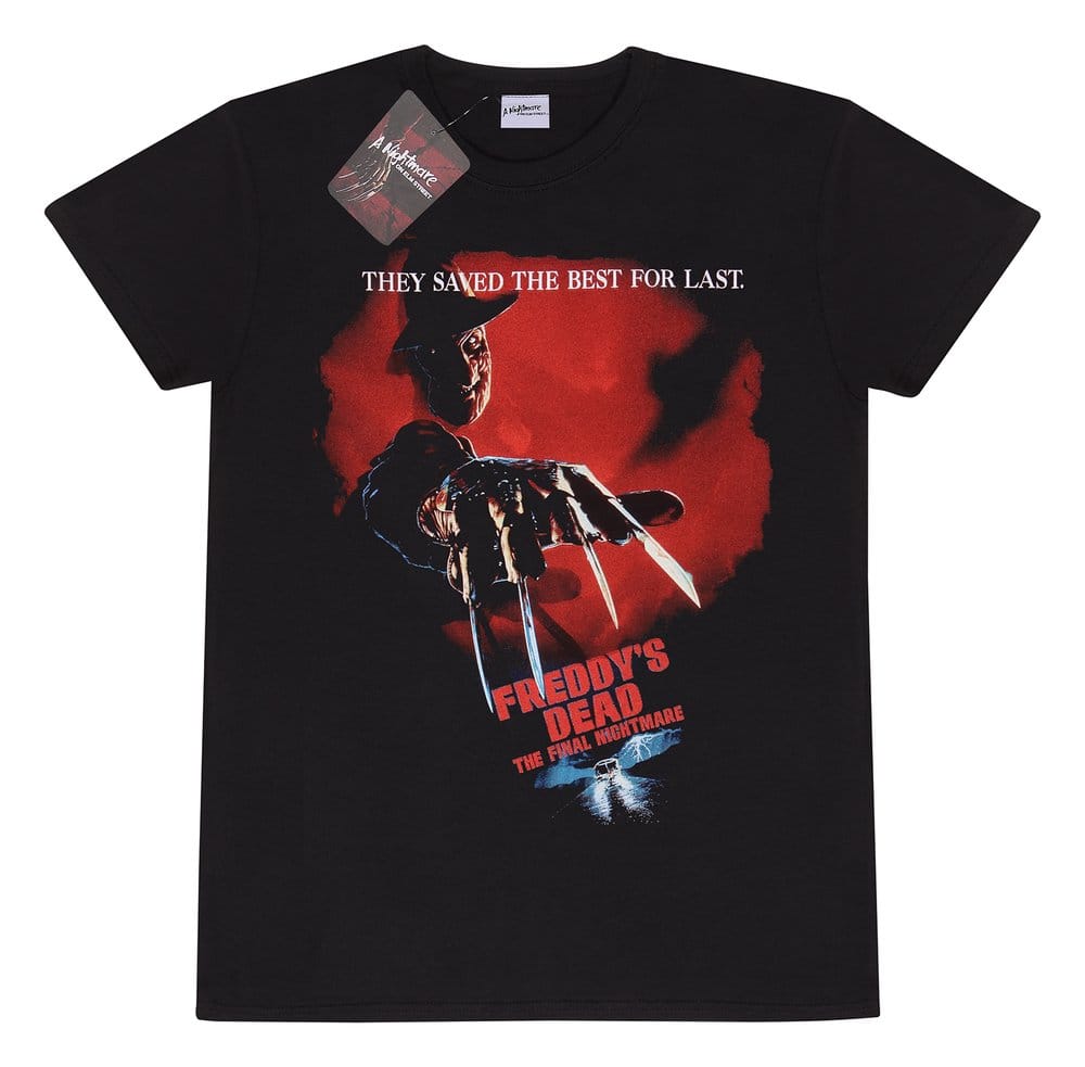 Nightmare on Elm Street Camiseta Final Nightmare Black Talla XXL Frikytopia