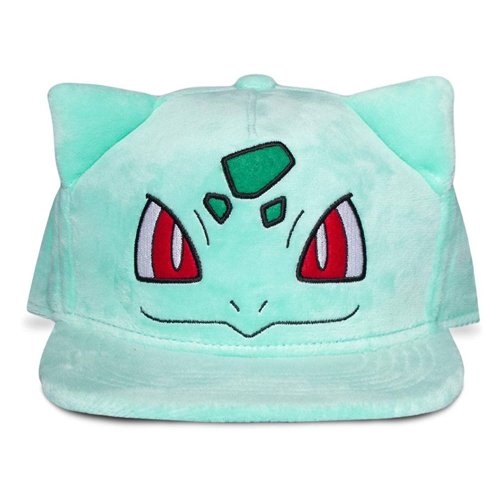Pokémon Gorra Peluche Snapback Bulbasaur Frikytopia