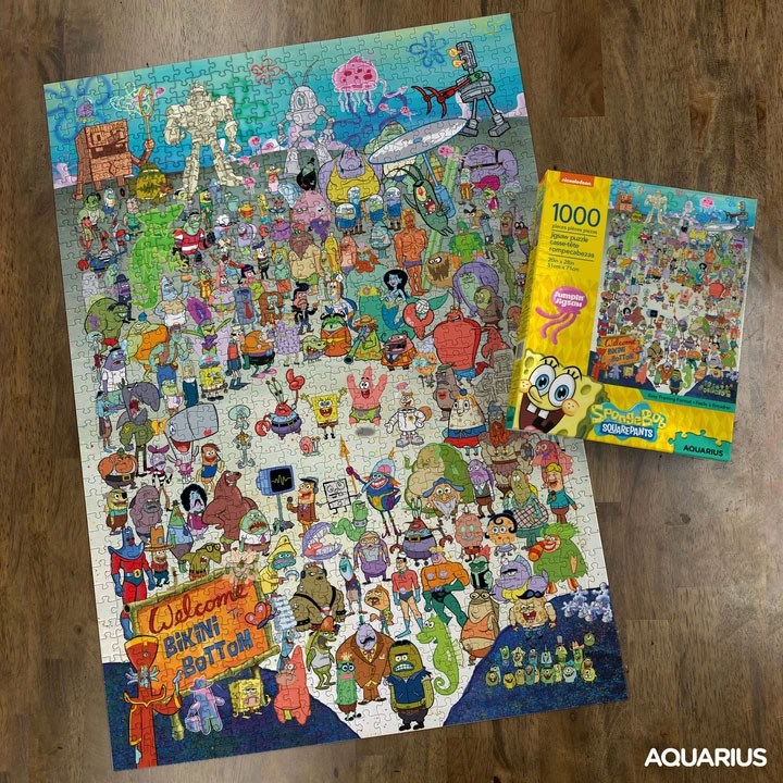Bob Esponja Puzzle Cast (1000 piezas)