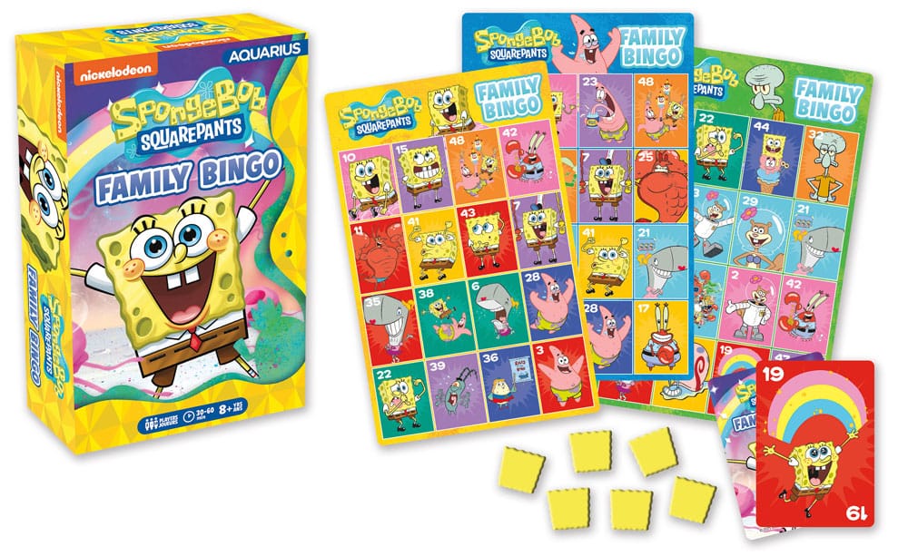 Bob Esponja Juego de Mesa Family Bingo *INGLÉS*