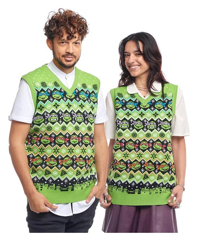 Tortugas Ninja Camiseta de tirantes Christmas Talla L