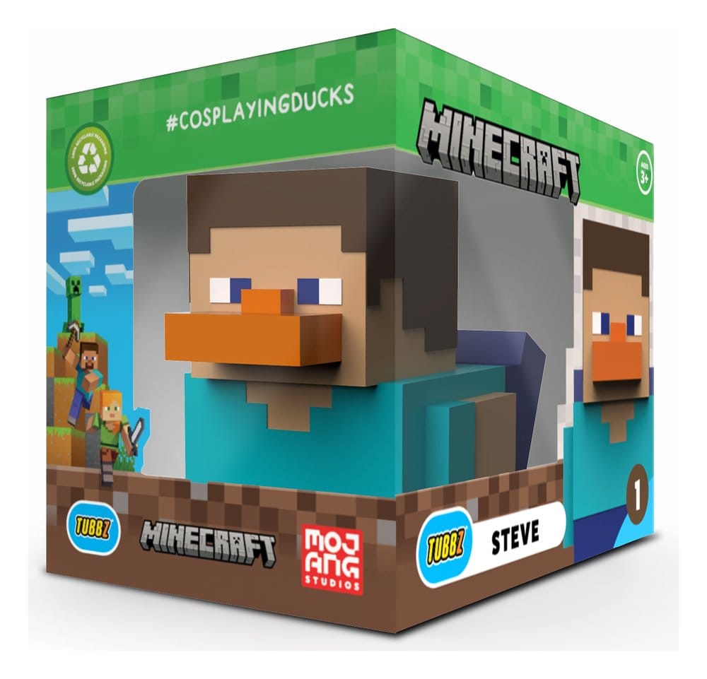 Minecraft Tubbz Figura PVC Steve Boxed Edition 10 cm Frikytopia