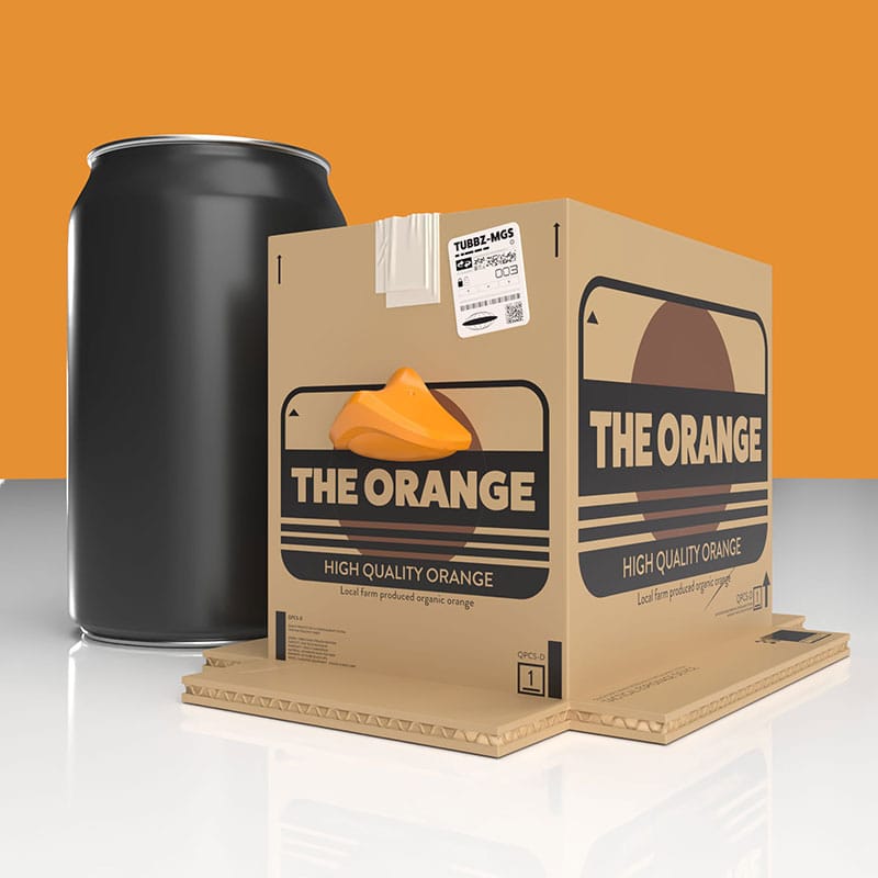 Metal Gear Solid Tubbz Figura PVC The Orange Box Boxed Edition 10 cm