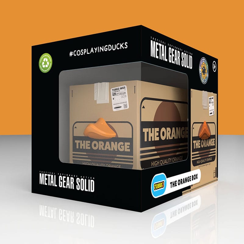 Metal Gear Solid Tubbz Figura PVC The Orange Box Boxed Edition 10 cm