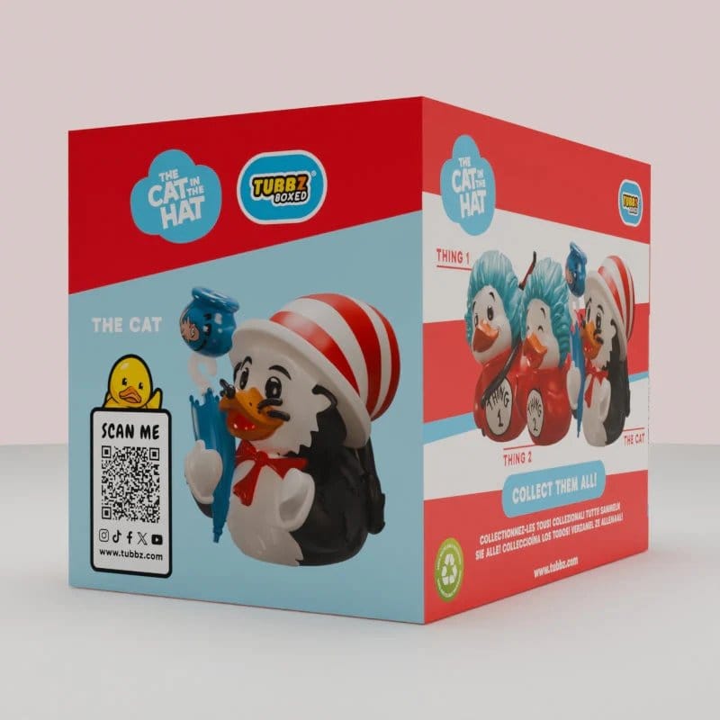 El gato en el sombrero Day Tubbz Figura PVC Boxed Edition 10 cm